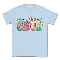 Dusty Blue easter day coffee gnome Classic Tee - CowhideDigitalArt