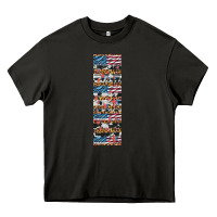 Asphalt usa flag and western patterns  penwraps Heavy Core Tee - Artiststas