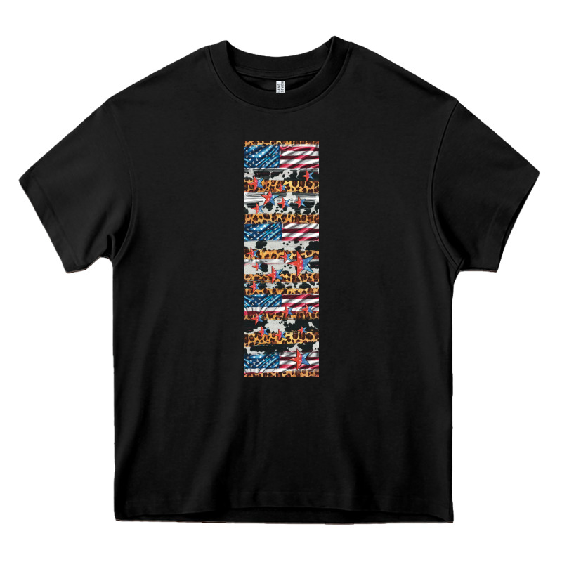 Usa Flag And Western Patterns  Penwraps Heavy Core Tee by Artiststas | Teevron