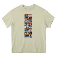 Mossy usa flag and western patterns  penwraps Heavy Core Tee - Artiststas