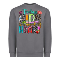 Storm feeding kids is a work of heart Heavyweight Sweatshirt - Artiststas