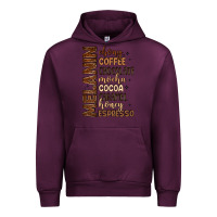 Mauve Wine melanin shades of brown Urban Hoodie - LillyAllenDesigns