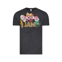 Vintage Black teaching is my jam teacher school Vintage Tee - NancyCooperArtShop