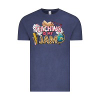 Vintage Denim teaching is my jam teacher school Vintage Tee - NancyCooperArtShop