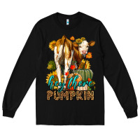 Black Hey There Pumpkin Fall Long Sleeve Tee - LillyAllenDesigns