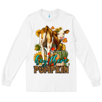 White Hey There Pumpkin Fall Long Sleeve Tee - LillyAllenDesigns