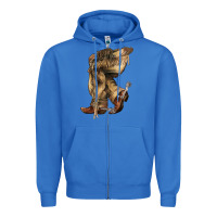 True Royal Cowboy boots western Zipper Hoodie - HowdyJamesFarm