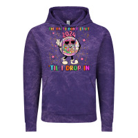 Cloud Purple the party don t start til i drop in Vintage Hoodie - MaliasSmallBusiness