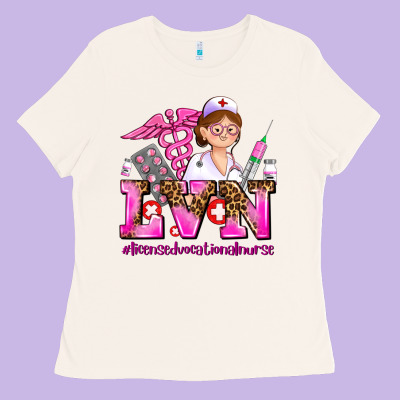 Lvn Licensed Vocational Nurse Ladies Tee Designed By Adodesignshop