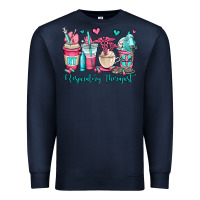 Navy rt respiratory therapist coffee cups Premium Sweatshirt - OliviaCreatesArt