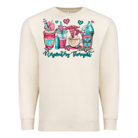 Sandshell rt respiratory therapist coffee cups Premium Sweatshirt - OliviaCreatesArt