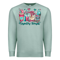 Seafoam rt respiratory therapist coffee cups Premium Sweatshirt - OliviaCreatesArt
