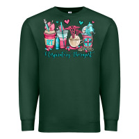 Sports Green rt respiratory therapist coffee cups Premium Sweatshirt - OliviaCreatesArt