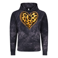 Cloud Black gold glitter leopard heart Vintage Hoodie - Jasminsmagicworld