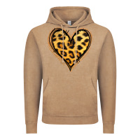 Vintage Coffee gold glitter leopard heart Vintage Hoodie - Jasminsmagicworld