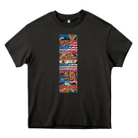 Asphalt usa flag and western patterns  penwraps Heavy Core Tee - Artiststas