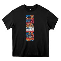 Black usa flag and western patterns  penwraps Heavy Core Tee - Artiststas