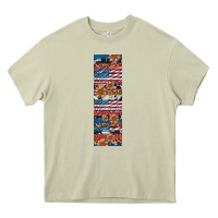 Mossy usa flag and western patterns  penwraps Heavy Core Tee - Artiststas