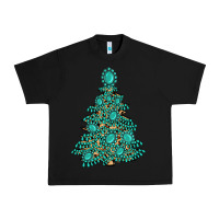Black christmas tree with gemstones Urban Heavy Tee - MaliasSmallBusiness