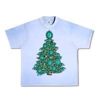 Grape Ice christmas tree with gemstones Urban Heavy Tee - MaliasSmallBusiness