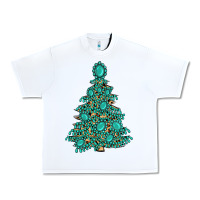 White christmas tree with gemstones Urban Heavy Tee - MaliasSmallBusiness