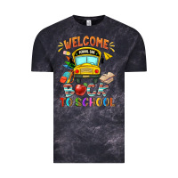 Cloud Black welcome back to school with school bus Vintage Tee - NancyCooperArtShop