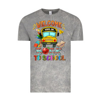 Cloud Rock welcome back to school with school bus Vintage Tee - NancyCooperArtShop