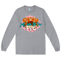 Heather Grey Just Here For The Pie Long Sleeve Tee - LillyAllenDesigns
