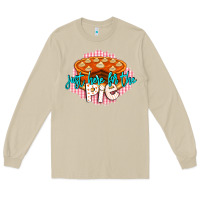 Mushroom Just Here For The Pie Long Sleeve Tee - LillyAllenDesigns