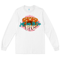 White Just Here For The Pie Long Sleeve Tee - LillyAllenDesigns