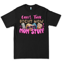 Black can't talk right now doing mom stuff Premium Tee - JahusDesignShop