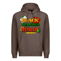 Coffee Black Teacher magic Premium Hoodie - HowdyJamesFarm