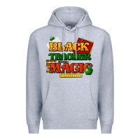 Heather Grey Black Teacher magic Premium Hoodie - HowdyJamesFarm