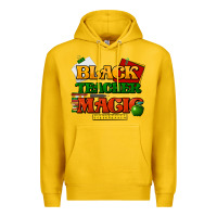Lemon Black Teacher magic Premium Hoodie - HowdyJamesFarm