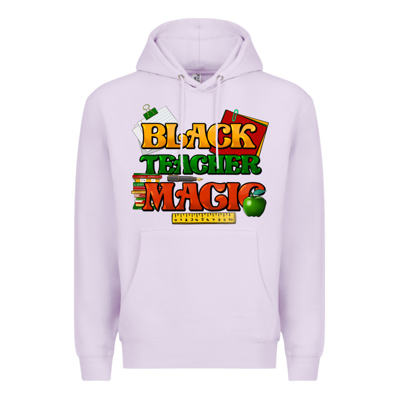 Black Teacher Magic Premium Hoodie by HowdyJamesFarm | Teevron