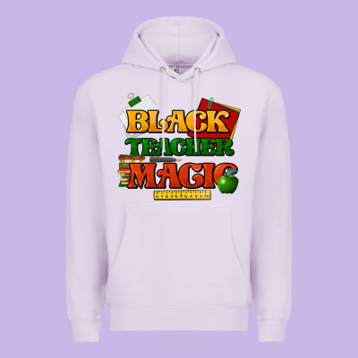 Black Teacher Magic Premium Hoodie Designed By Howdyjamesfarm