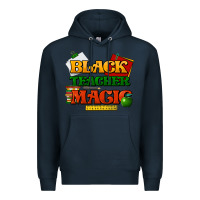 Navy Black Teacher magic Premium Hoodie - HowdyJamesFarm