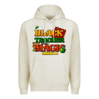 Oatmeal Heather Black Teacher magic Premium Hoodie - HowdyJamesFarm