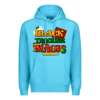 Ocean Blue Black Teacher magic Premium Hoodie - HowdyJamesFarm