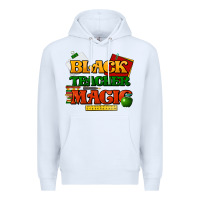 White Black Teacher magic Premium Hoodie - HowdyJamesFarm