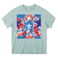 Arona patriotic tie dye stars Heavy Core Tee - BundleAndBundleShop