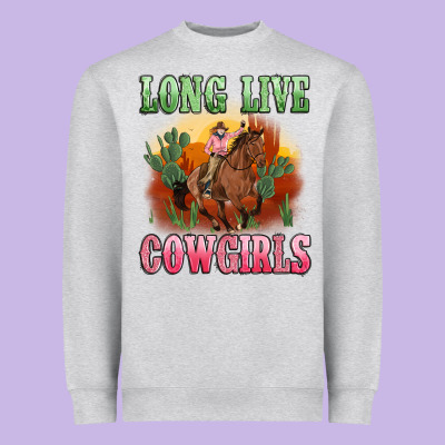 Long Live Cowgirls Artiststas Heavyweight Sweatshirt Designed By Artiststas