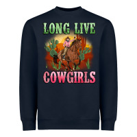 Navy long live cowgirls artiststas Heavyweight Sweatshirt - Artiststas
