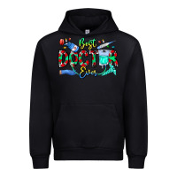 Black Best Doctor Ever Urban Hoodie - CowhideDigitalArt