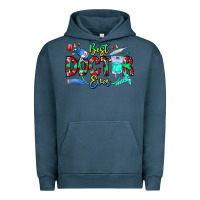 Pigment Midnight Navy Best Doctor Ever Urban Hoodie - CowhideDigitalArt