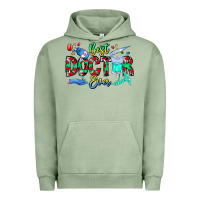 Pigment Oil Green Best Doctor Ever Urban Hoodie - CowhideDigitalArt