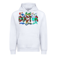 White Best Doctor Ever Urban Hoodie - CowhideDigitalArt