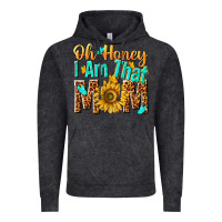 Vintage Black oh honey i am that mom Vintage Hoodie - NancyCooperArtShop