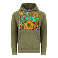 Vintage Olive oh honey i am that mom Vintage Hoodie - NancyCooperArtShop
