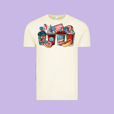4th Of July Coffee Cups Vintage Tee Designed By Nancycooperartshop